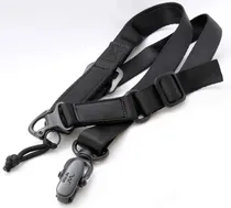 Comprar Bandoleira Tática Ms2 De 1 Ou 2 Pontos Aeg Airsoft Paintball Cor Preto
