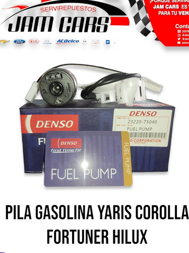 Pila Gasolina Yaris Corolla Fortuner Hilux Denso 
