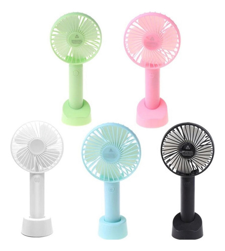 Mini Ventilador De Mão Com Bateria Recarregável