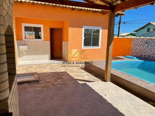 Imagem 10 de 14 de Casa Com 2 Quartos, Piscina Área Gourmet Em Unamar Jmc35.6