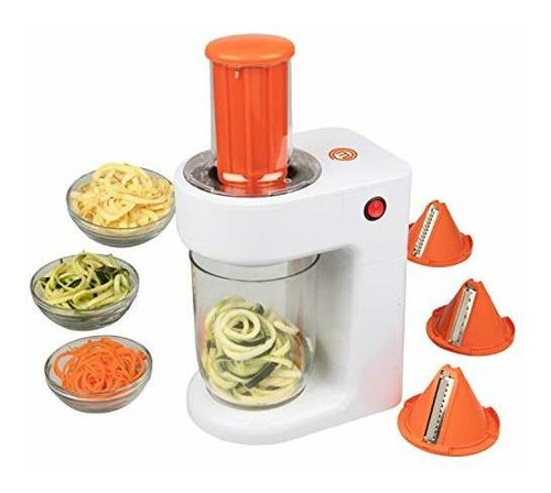 Masterchef Electric Spiralizer- 3-in-1 Vegetable Noodle Past