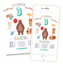 Comprar Invitación, Tarjeta Cumpleaños Whatsapp - Para Imprimir