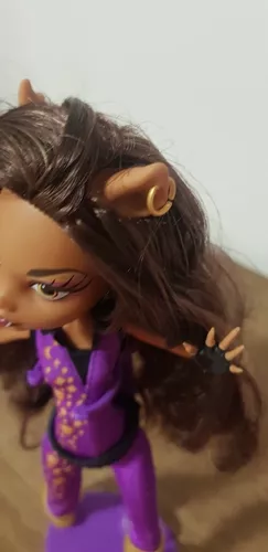 Boneca Monster High Music Festival Clawdeen Wolf usada loose