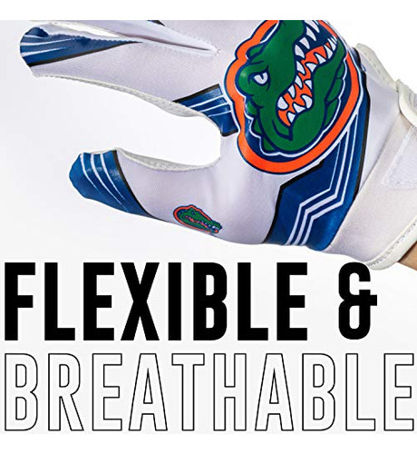 Guantes De Receptor De Fútbol Franklin Sports Florida Gators