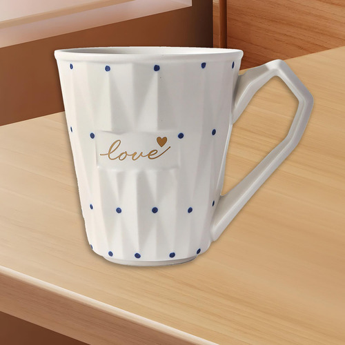Taza De Café Linda Inauguración De La Casa Con Asa Figura