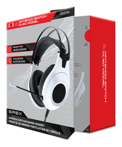 Auriculares Para Videojuegos Bionik Sirex Con Micrófono Para