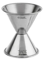 Comprar Jigger Medidor Para Coctelería Acero Inoxidable 30 Y 45 Ml