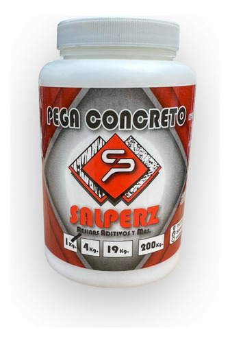 Pega Concreto Galón Resina 4 Aditivo Para Concreto Premium