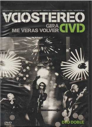 Dvd - Soda Stereo / Gira Me Veras Volver - 2 Dvd