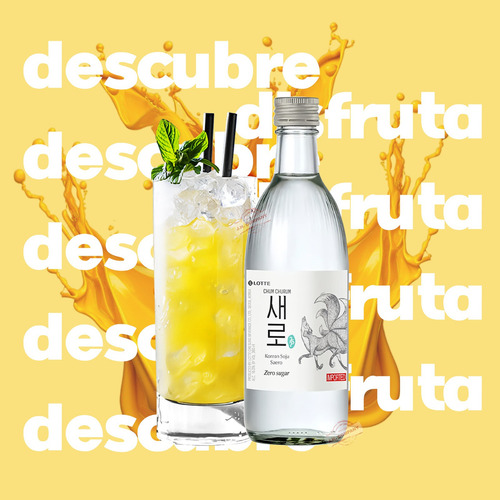 Alcohol Coreano Soju Chum Churum Sabores Mixtos 7 Pzas