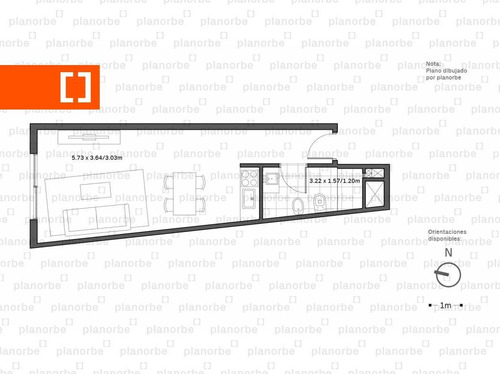 Venta De Apartamento Obra Construcción Monoambiente En Pocitos Nuevo, Brisa Marina 2 Unidad 106