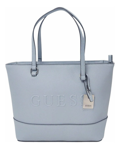 Bolsa Tote Guess Color Azul Claro