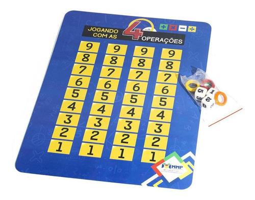 Jogo Educativo De Matemática E Pedagógico Quatro Operações