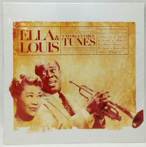 Vinilo Ella & Louis Unforgettable Tunes Lp