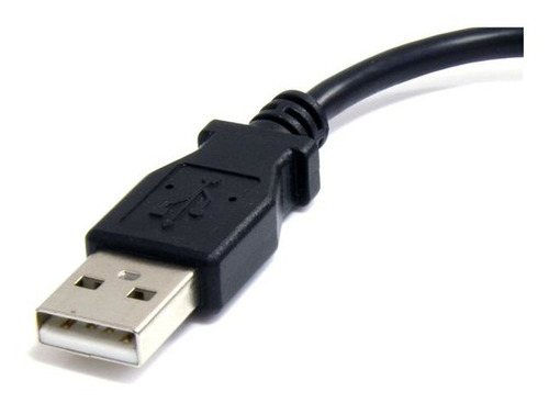 Cable 15cm Adaptador Cargador Microusb B Macho A Usb A Color Negro