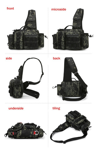 Bolsa Multifuncional Para Aparejos De Pesca, Bandolera W