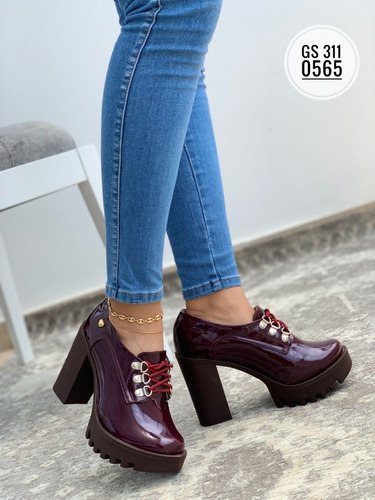 Botines Estilo Rockero De Moda Para Dama.