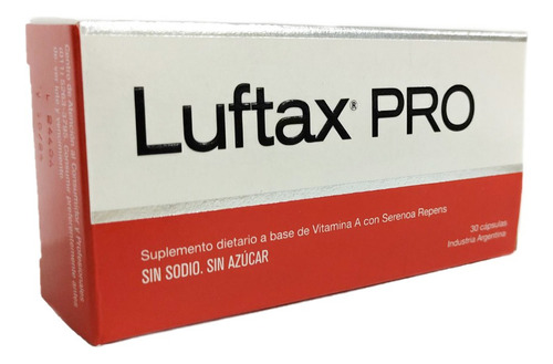 Luftax Pro Estuche X 30 Cápsulas. Directo De Fábrica