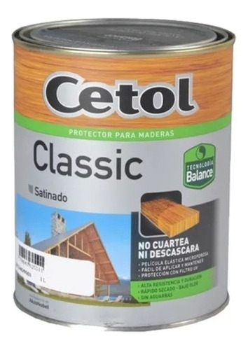 Cetol Balance Satinado Al Agua Ecolog S/olor S/aguarras 1lt