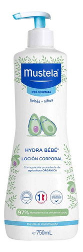 Loción Corporal Grande Mustela Hydra Bebé 750 Ml