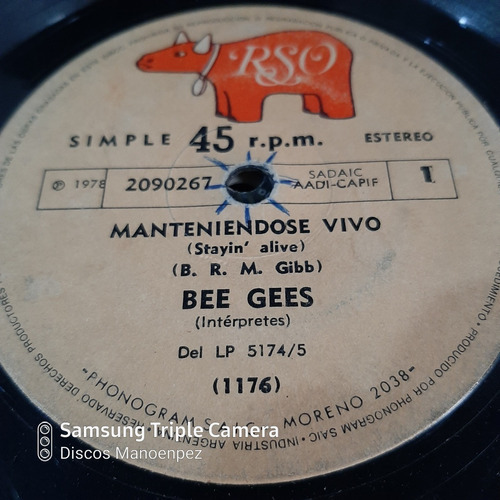Simple Bee Gees Rso 1176 C15