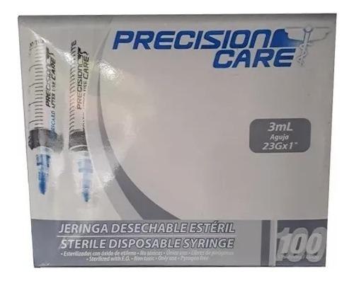 Jeringa Desechable Precision Care 3ml 23g X 1 