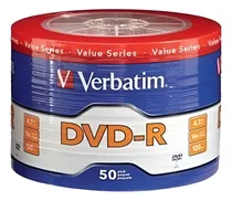 Comprar Dvd Verbatim X 50 Unidades -r  16x - Cibernek 