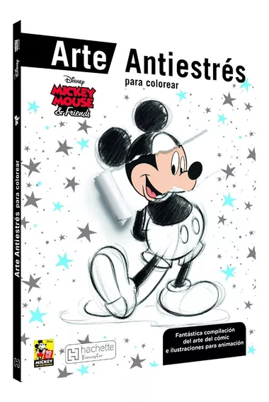 Disney Colorea Mickey Mouse Libro Arte Antiestres Mandalas