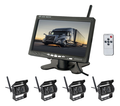 Sistema De Aparcamiento Camiones Monitor Inalámbrico Wifi Hd