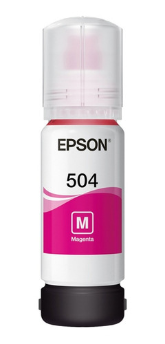 Botella De Tinta Original Epson T504 Magenta T504320