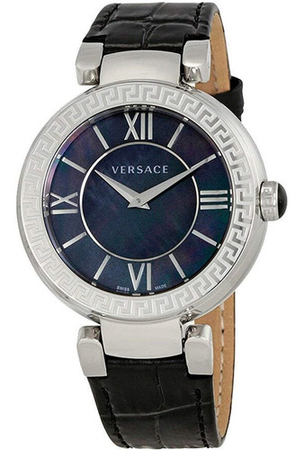 Reloj Versace Leda Esfera Negra Mother Of Pearl Boleta