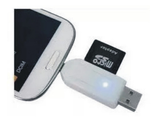 Imagen 4 de 4 de Adaptador Micro Usb Otg Lector De Memoria Sd Y Micro Sd $