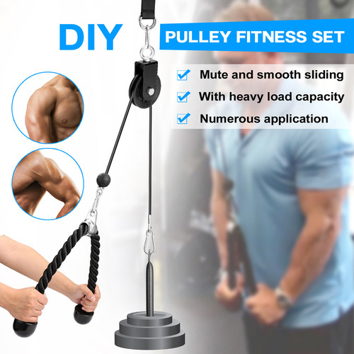 A Sistema De Cables De Polea Diy Para Entrenamiento De
