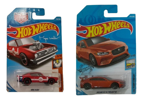 Hot Wheels X2 King Kuda Y Jaguar Xe Sv Project 8 Proyecto?