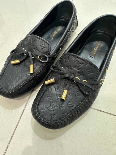 Mocasín Gloria Louis Vuitton 100% Original Zapatos Poco Uso