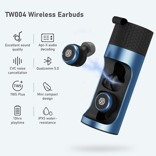 Nillkin Tw004 Auriculares Inalámbricos, Bluetooth 5.0 Con
