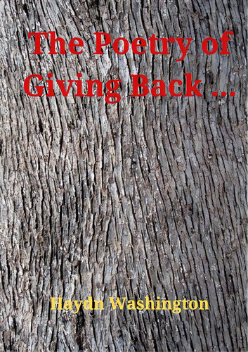 The Poetry Of Giving Back ..., De Washington, Haydn., Vol. 1. Editorial Lulu Pr, Tapa Blanda En Inglés