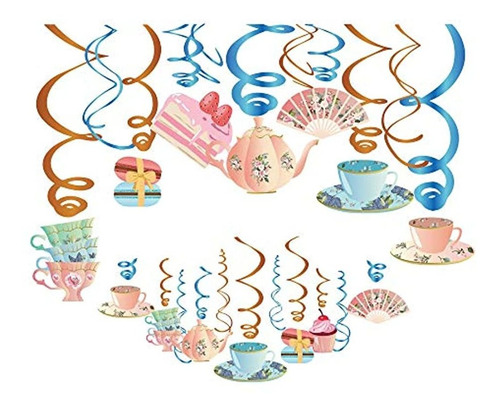 Kristin Paradise 30ct Tea Time Decoración Colgante En Espira