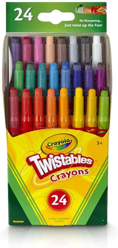  Crayola Twistables Crayons Coloring Set 24 Unidades