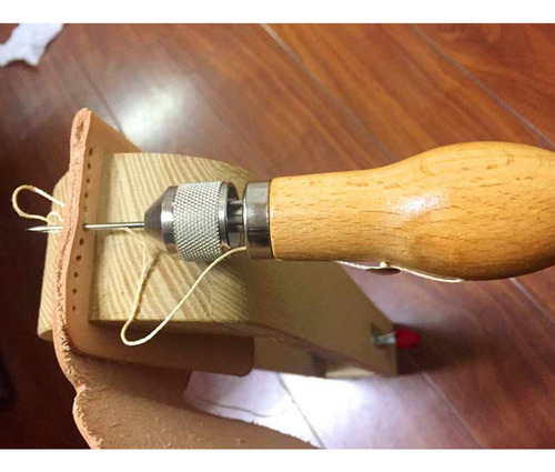 Profissional Stitcher Costura Awl Kit Ferramenta Linha De Ce