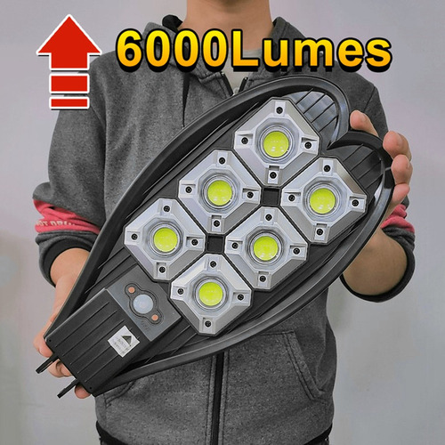 La Última Luz Led Solar Para Exteriores De 6000 Lúmenes, 3 M