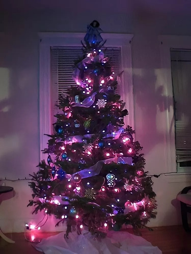 Série de Natal 100 Leds brancos/luz quente+7 padrões 6,6 Mts