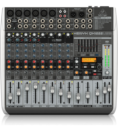 Consola Mixer Behringer Xenyx Qx1222 Usb