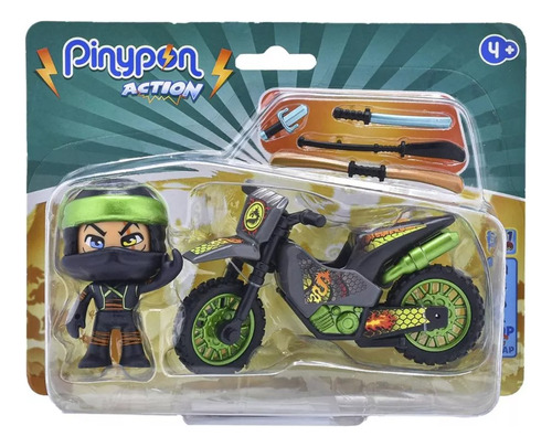 Pinypon Action Ninja Con Motopnc 25000 Srj