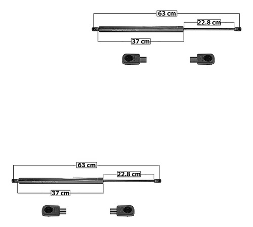 Par Amortiguadores De 5a Puerta Nissan Quest 93-98 Spart