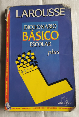 Libro Diccionario Basico Escolar Plus Larousse Usado 