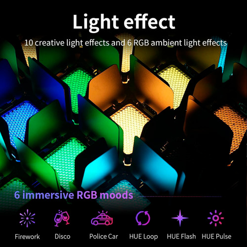 Zhiyun Fiveray M20c Luz De Video Rgb Para Celulares Camaras