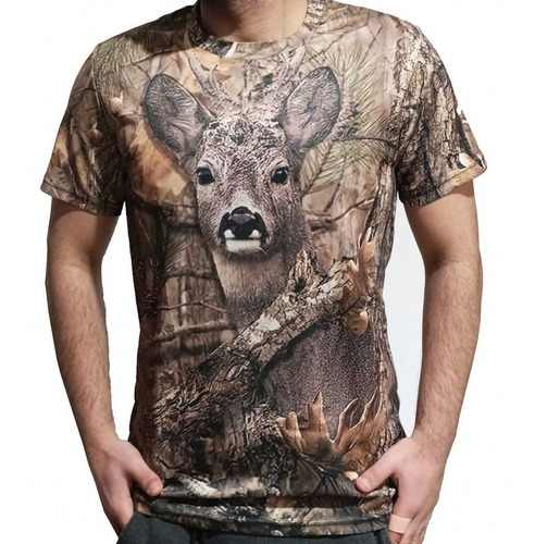 Polera Camuflada De Caza Polera De Pesca Diseño Polera Pesc