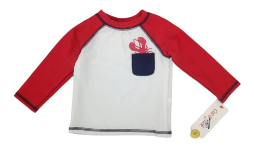 Playera De Natacion Para Bebe Mod Langosta