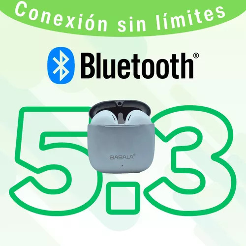 Audífonos Tws Sabala St-539 - Sonido Inmersivo Y Compacto Plateado